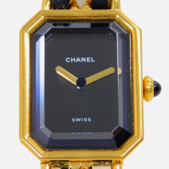 MINT! CHANEL Premiere 18k Gold Plated L Quartz Ladies Watch - Picture 5 of 11